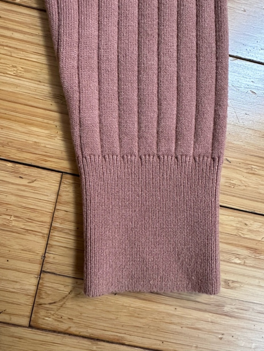 Abercrombie & Fitch Ribbed Knit 2 Piece Lounge Set XS Mauve Brown - Picture 9 of 16